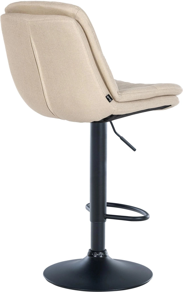 Barhocker Laurel Stoff schwarz