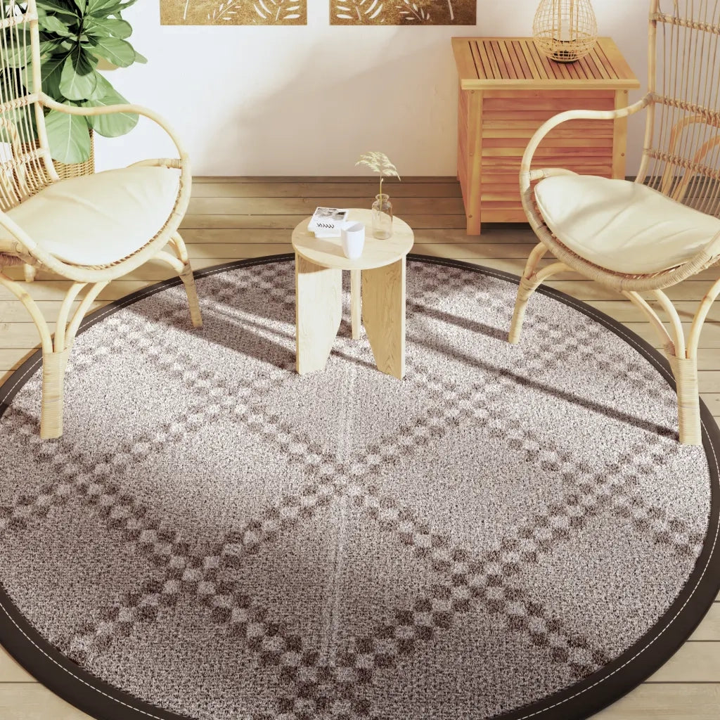 Tappeto da Esterno ARAKIL Marrone ?200 cm PP CFW5716795