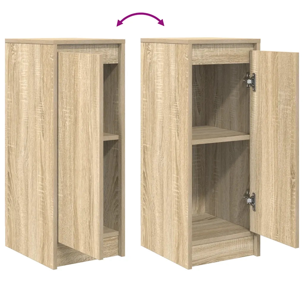 Credenza | Madia | Buffet da pranzo | Armadio da pranzo Rovere Sonoma 29,5x34x76 cm in Legno Multistrato