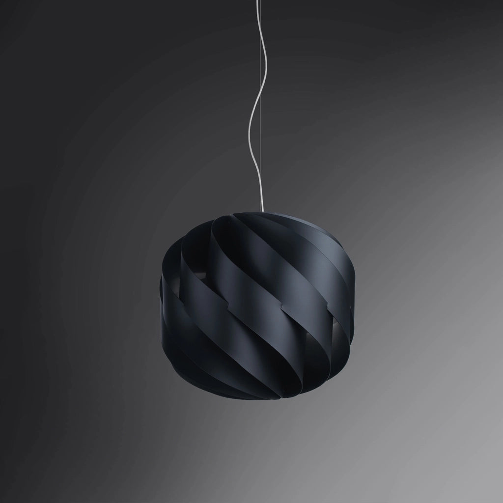 Lampadario Moderno Globe Polilux ® Nero E Metallo Cromo 3 Luci E27