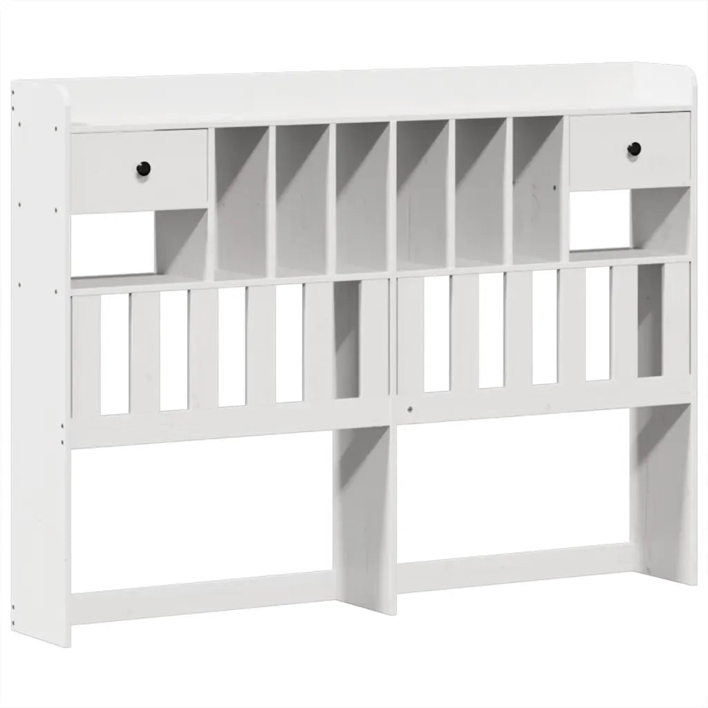 Letto senza Materasso Bianco 150x200 cm Legno Massello di Pino 3308841