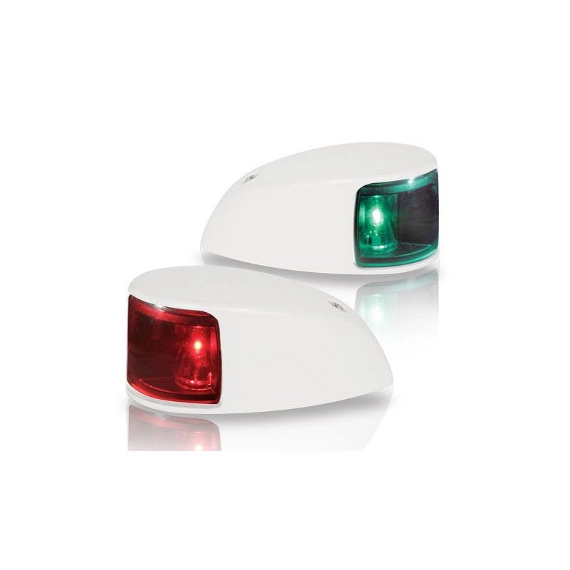 FANALI NERI LED S/D MONTAGG. PONTE PAIR OF NAVILED LIGHTS DECK MOUNT WHITE - LEFT/RIGHT