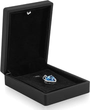 Display box LED illuminata per gioielli in pelle morbida - 4 tipi di anello hanger bracciale collana - Scatola di presentazione con luce LED per regali