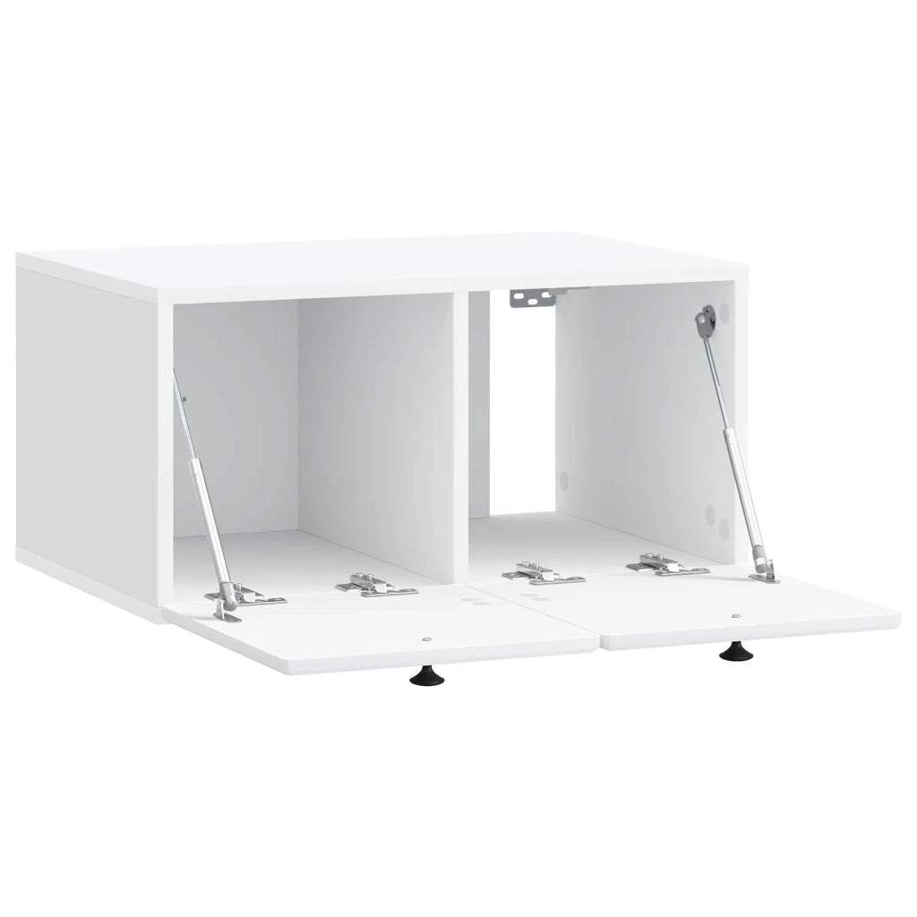 Mobile Porta TV da Muro 59,5 x 41 x 30 cm Bianco 899185