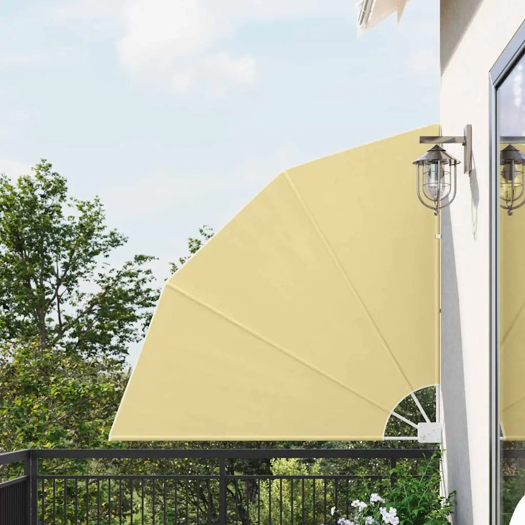 Schermo di Privacy per Balcone Sabbia 140 x 140 cm Poliestere 42000929