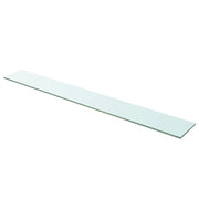 2 pz Mensole | Ripiano | Scaffale in Vetro Trasparente 110x15 cm