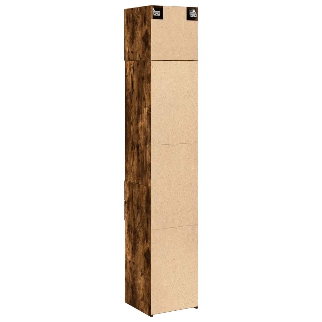 Mobile Sottile Rovere Fumo 40x42,5x225 cm in Truciolato