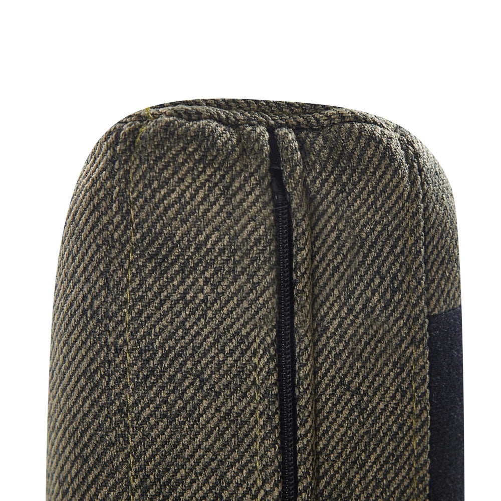 Poltrona verde con telaio nero Struttura in legno poliestere con intreccio in rattan Gambe in legno Tappi per gambe in plastica con cuscino Stile tradizionale Soggiorno Camera da letto
