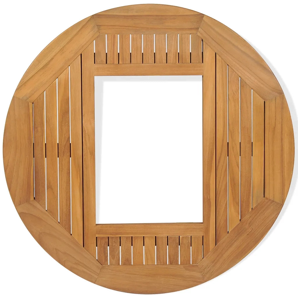 Piano Tavolo | Superficie Tavolo | Piano Scrivania per Cassa di Birra in Legno di Teak 70 cm