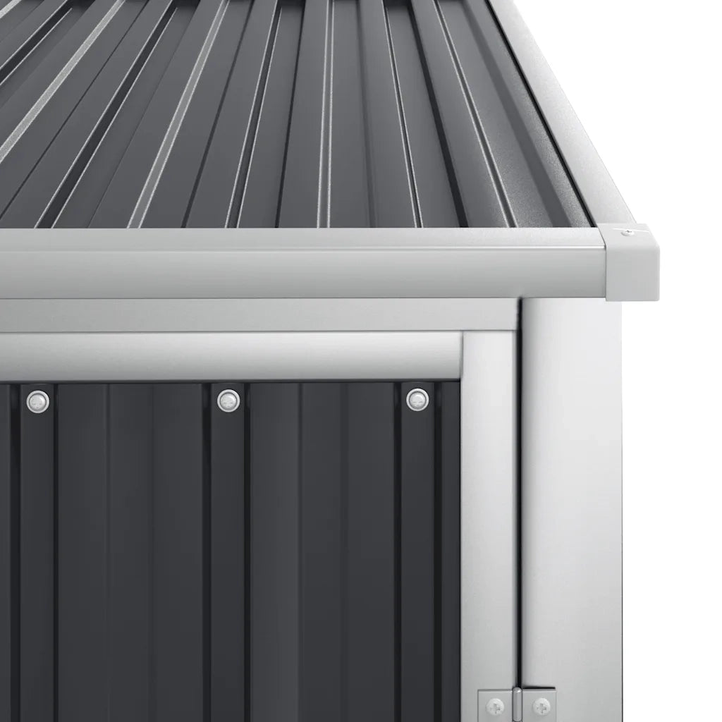 Capanno per Attrezzi Antracite 88x89x161 cm Acciaio Zincato 316207