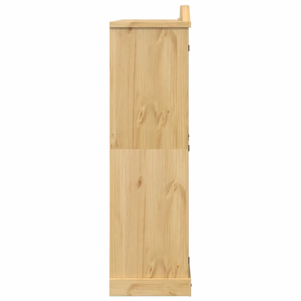 vidaXL Armadio Corona 151,5x52x186 cm in Legno Massello di Pino