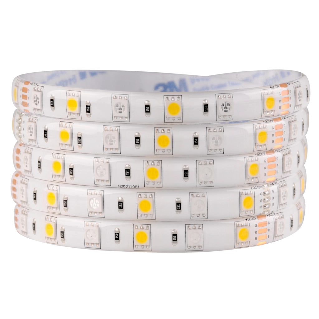Striscia LED Polux 12V 5m IP65 RGB+4000K 900lm dimmerabile