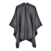Nuovo scialle da donna, scialle diviso in cashmere con motivo mimetico retr¨°