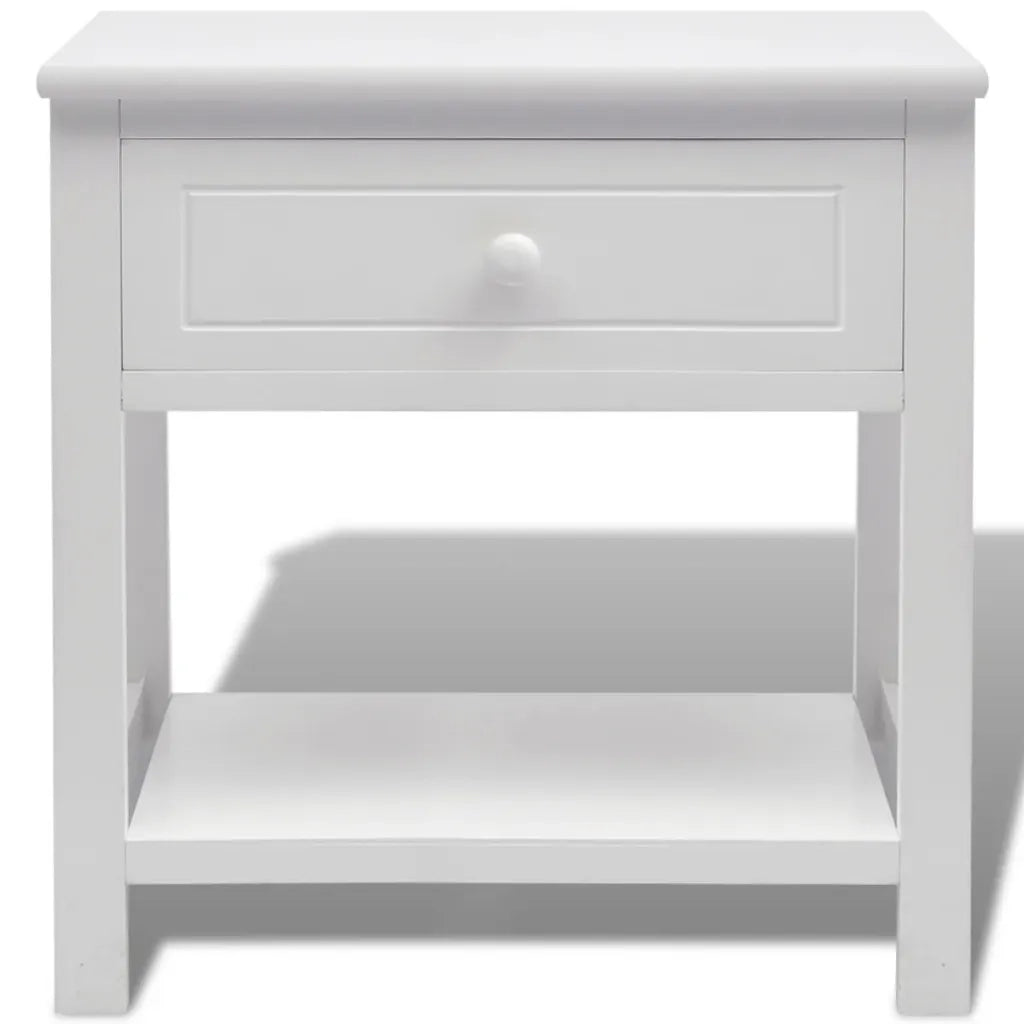 Comodino in Legno Bianco cod mxl 30696
