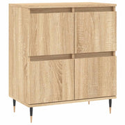 Buffet credenza cassettiera armadio mobile contenitore organizer cucina soggiorno rovere Sonoma 60 x 35 x 70 cm legno ingegnerizzato marrone 02_0031600