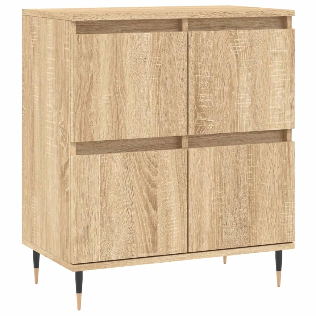 Buffet credenza cassettiera armadio mobile contenitore organizer cucina soggiorno rovere Sonoma 60 x 35 x 70 cm legno ingegnerizzato marrone 02_0031600