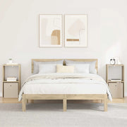 Comodino con cassetto 2 pcs Rovere Sonoma 35 x 32 x 68,5 cm