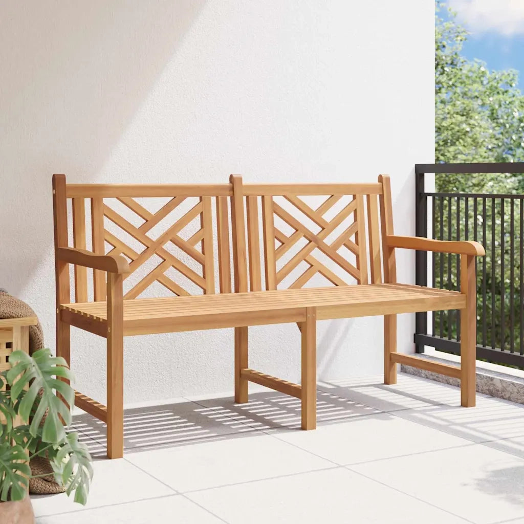 vidaXL Panchina da giardino Marrone 150 x 60 x 90 cm