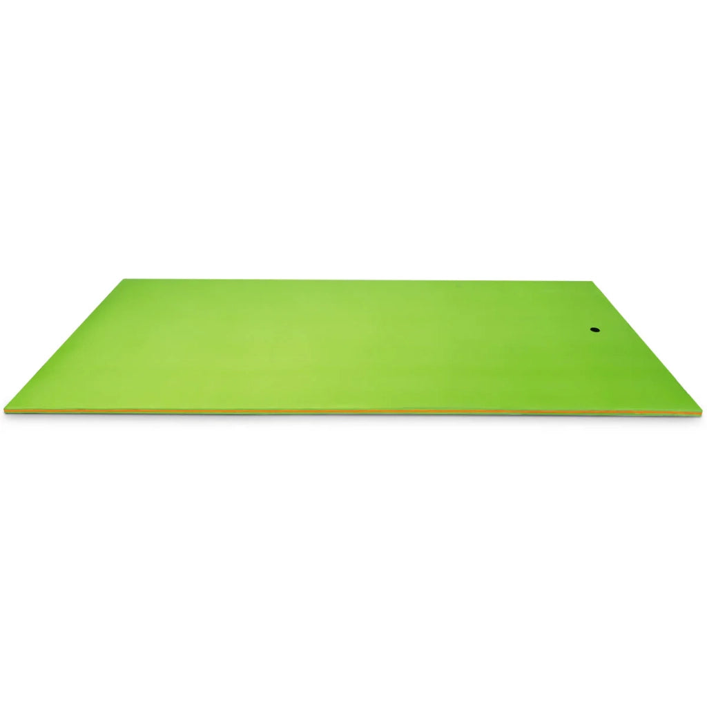 Set di materassini galleggianti 355 x 183 x 3,5 cm per 4-6 persone superficie morbida sicuri schiuma XPE verde 20_0019165