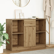 Credenza con Cassetto Rovere Artigianale 101x35x76cm Truciolato 861570