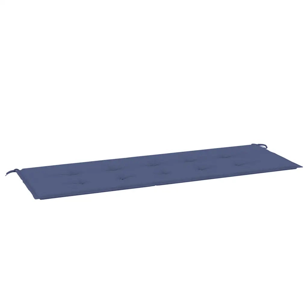 Cuscino Panca da Giardino Blu Marino 150x50x4 cm Tessuto Oxford