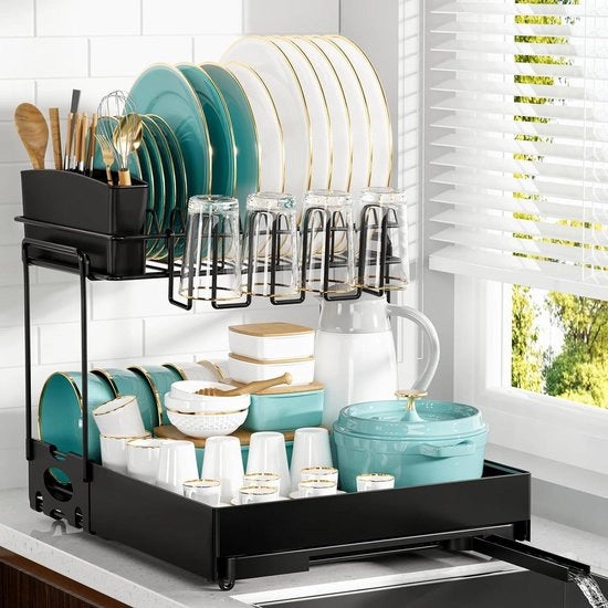 Afdriiprek in acciaio inossidabile per servizio - grande formato - organizzatore della cucina