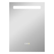 Specchio da Bagno con Luce LED 70x50 cm Antivaho 3 Colori ¨C zephmum ¨C Bianco