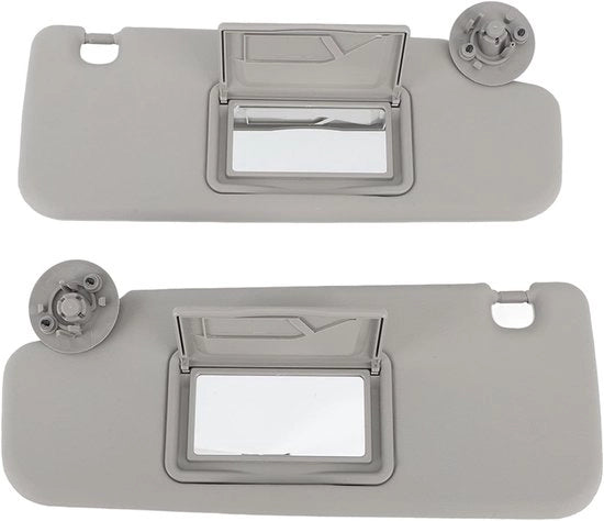 Ombrello per Auto - Visore di Sole Grigio con Specchio per Trucco - 1 Paio per Chevy Sonic Aveo 2012-2016 - Eccellente Protezione Solare e Facile da Installare