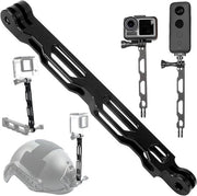Braccio di Estensione in Alluminio Montaggio per Montaggio Helm per Azione Montaggio per Azioni - Compatibile con Hero 8/7/6/5/4/3 - Accessorio Migliorato per Azione