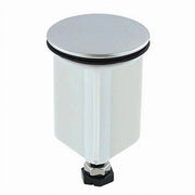 Trade Shop - Tappo Piletta Universale Scarico 38mm Ottone Lucido Bagno Lavabo Lavandino 52359 -