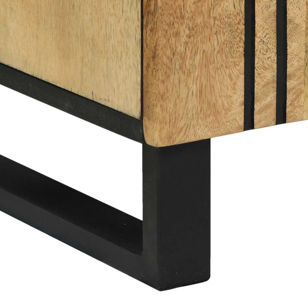 Mobile per Lavabo 62x33x58 cm Legno Massello di Mango e Legno Ingegnerizzato