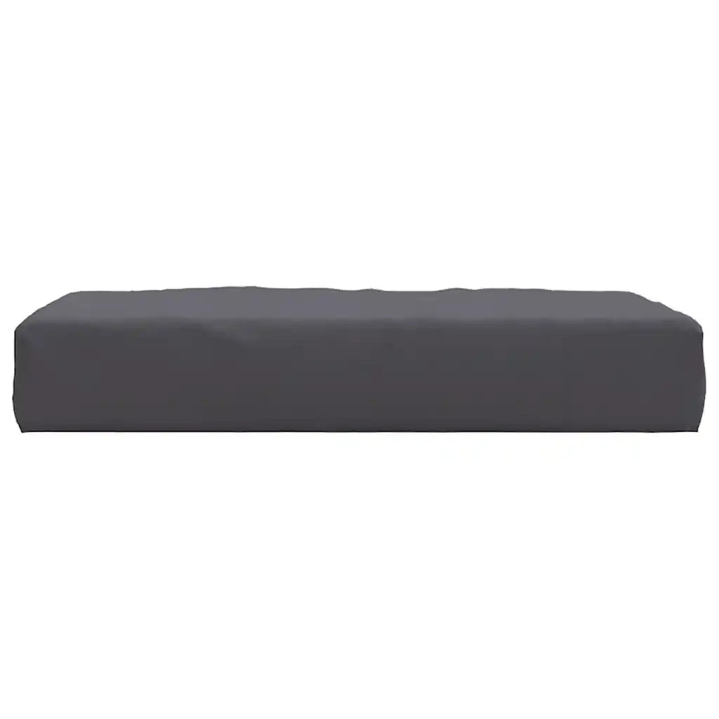 Cuscino per Pallet Antracite 60x60x9,5 cm in Tessuto