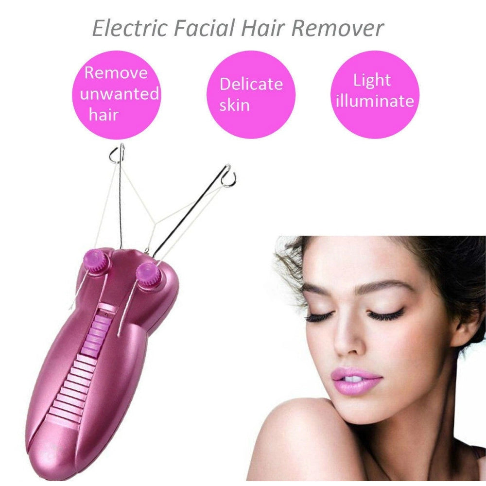 Trade Shop - Epilazione Con Filo Arabo Elettrico Epilatore Depilatore Viso Gambe Inguine -