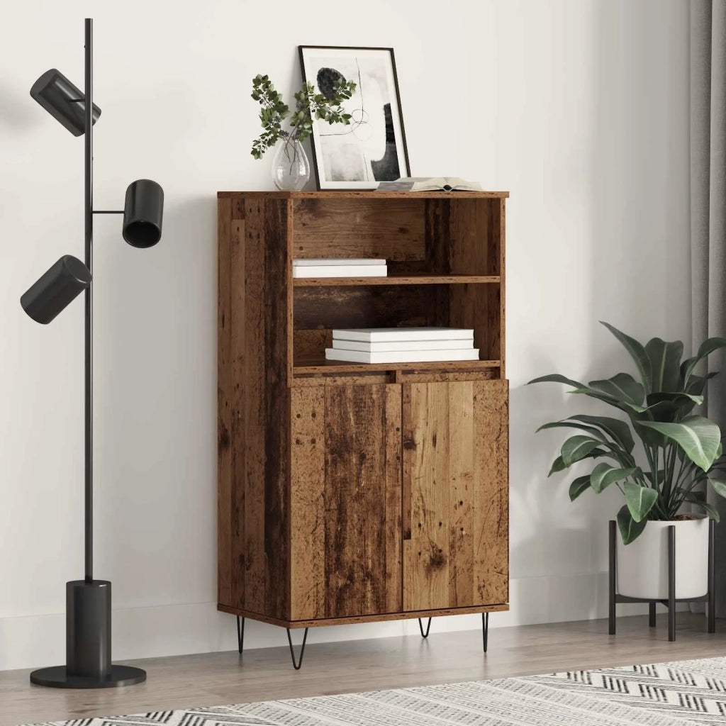 Credenza | Madia | Buffet da pranzo | Armadio da pranzo Marrone 60 x 36 x 110 cm Legno multistrato
