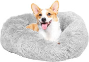 Donut per cani, Cuscino morbido per gatti, Cuscino per animali calmante, Letti anti ansia per animali con fodera lavabile e rimovibile, Sedia anti slittamento per animali