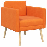 Sedia d'accento Arancione Tessuto in velluto a coste 42044815