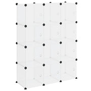 Contenitore a Cubo con 12 Cubi e Ante Trasparente PP CFW4776487