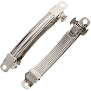 Pacco di 10 Spille per Capelli Rafforzate, Spilla per Capelli in Acciaio, Spille per Capelli Francesi per Accessori per Capelli DIY, Argento, 5,8 x 0,5 cm