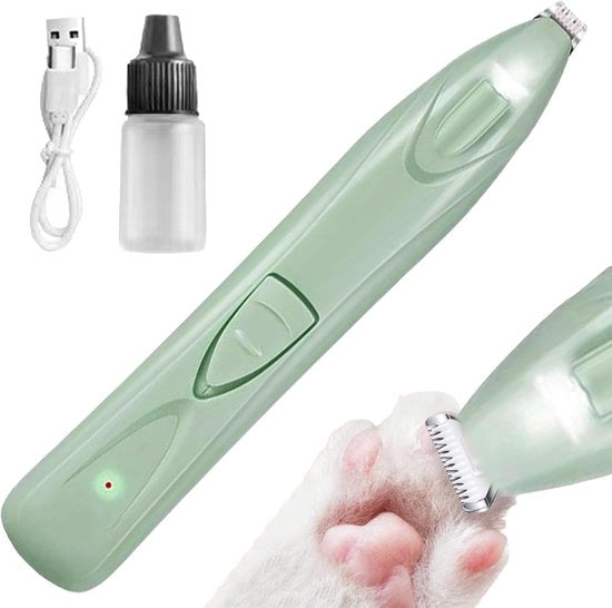 Pulitore unghie silenzioso per cani e gatti - Puntaspilli USB ricaricabile per animali domestici