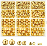 Kralen 1100 pezzi - Spacer-kralen in oro - Scatola di conservazione - Creazione di gioielli - Bracciali/Colli - Materiale di alta qualità