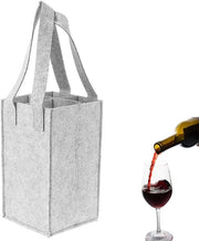 Borsa per bottiglie 4 contenitori, borsa per bottiglie di acqua, vino e birra, borsa per bottiglie di birra, vino e acqua
