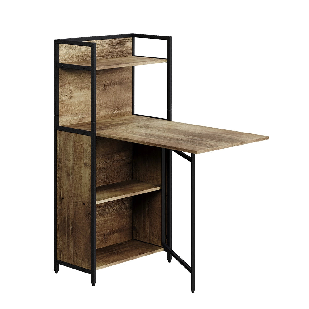 Vicco Scrivania Rovere rustico 57 x 30 cm con piano del tavolo pieghevole