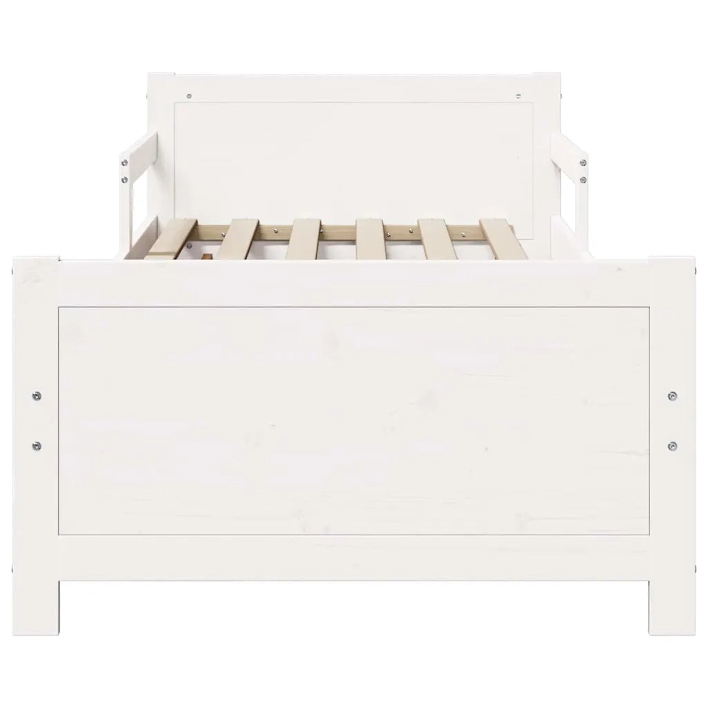 Struttura del letto Bianco 80 x 200 cm Legno multistrato 877210