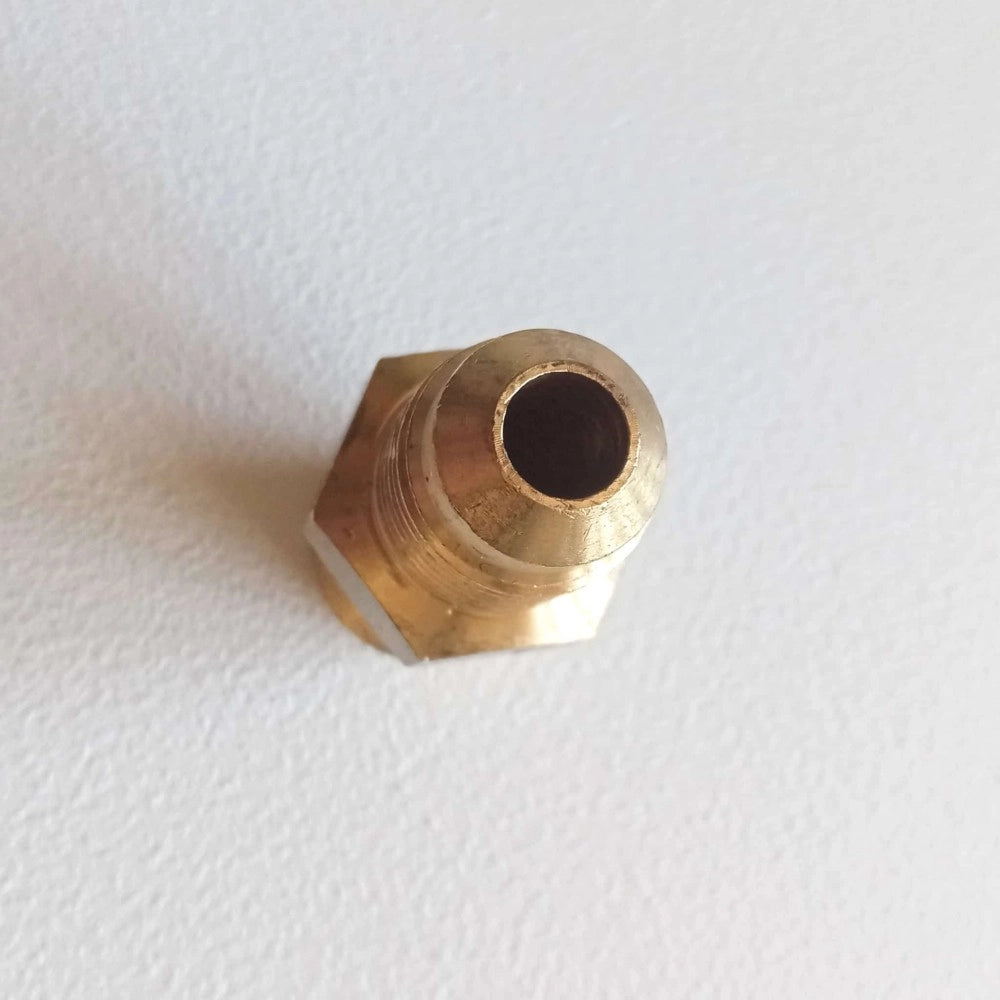 Niples condizionamento 3/8 x 1/2 in ottone senza dadi per unire tubo rame