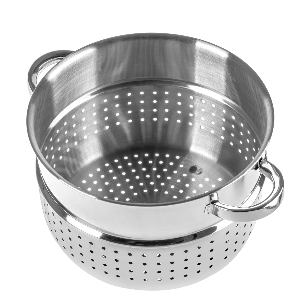 KADAX Spremiagrumi da 8 litri in acciaio inox, a vapore, a induzione e a gas, 3 in 1, grande