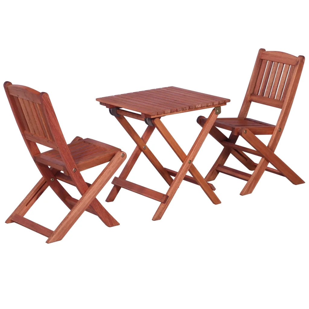 Set da BistrÃ² per Bambini 3 pz in Legno Massello di Eucalipto cod mxl 39511
