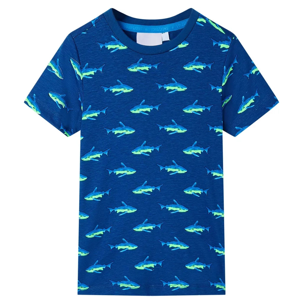 Maglietta da Bambino Blu Scuro 92cod mxl 111441