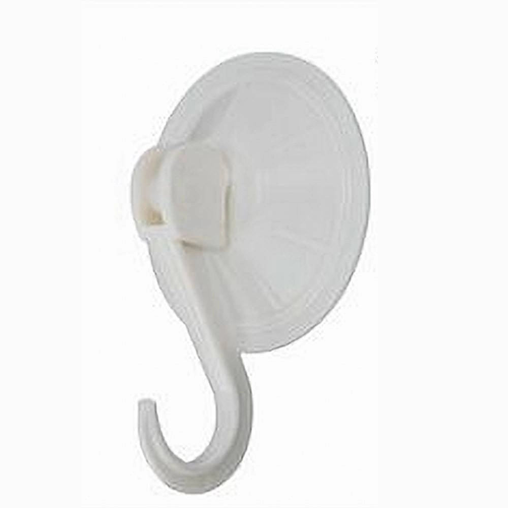 Trade Shop - Set 2pz Ganci Appendini Parete A Ventosa Cucina Bagno Attaccapanni Bianchi 59673 -
