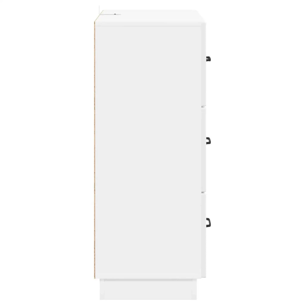 Mobile con Cassetti Bianco Lucido 66 x 34,5 x 87 cm
