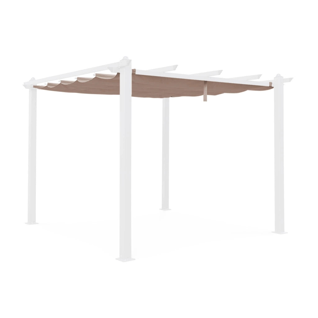 Telone per pergola condate  in poliestere  3x3 m, talpa